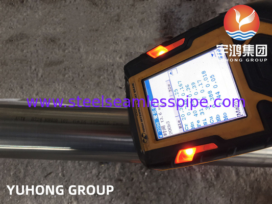 ASTM B729 UNS N08020 2.4660 liga de níquel 20 tubo sem costura 100% UT