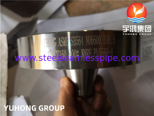 ASTM B564 liga 600 UNS NO6600 liga de níquel forja de flanges de face RF