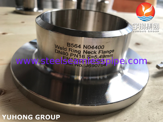 B564 N04400 Flange de liga de cobre e níquel para a indústria de mineração