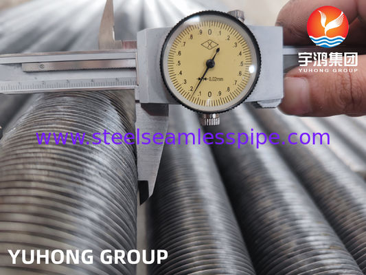 Tubo aletas personalizado com material de aleta de alumínio e múltiplos tipos de aletas para aplicações em trocadores de calor e condensadores