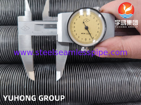 Tubo aletas personalizado com material de aleta de alumínio e múltiplos tipos de aletas para aplicações em trocadores de calor e condensadores