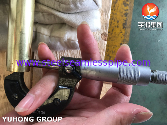 ASME SB111 C44300 Tubos de latão O61 para trocador de calor acabados a frio
