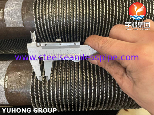 ASME SA335 P9 11CR Tubos de barbatanas serradas de aço ligado para transferência de calor