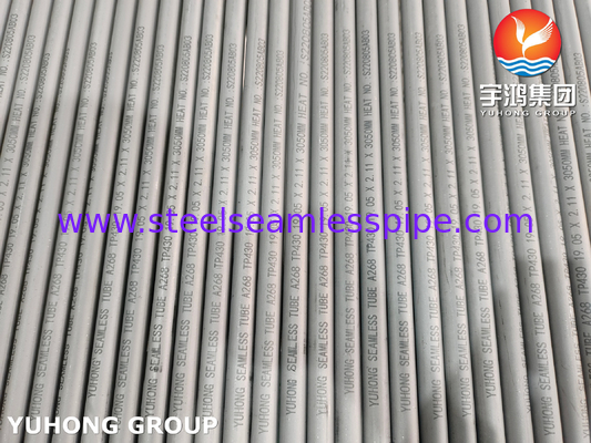 ASME SA268 TP430 S43000 Tubos sem costura de aço inoxidável ferrítico para a indústria do petróleo e do gás