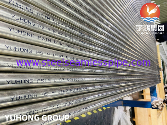​​Tubo sem costura ASME SB167 Inconel 600 Resistente a SCC por Cloreto para Reatores de Hidrogenação