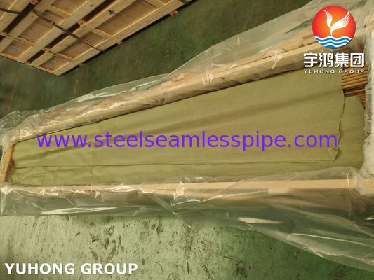 ASME SB111 C68700 O61 Tubos sem costura resistentes à desincificação para condensadores de água salgada