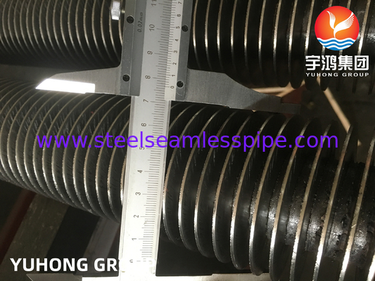 ASME SA213 T12 SMLS Tubos de base Fitas de aço carbono HFW Tubos finados para arrefecedor de ar