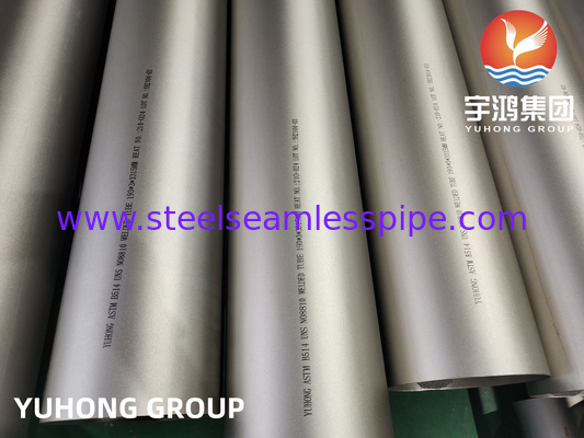 ASME SB514 Incoloy 800H Tubos de solda de ligas de níquel-ferro-cromo de aço para serviço corrosivo geral