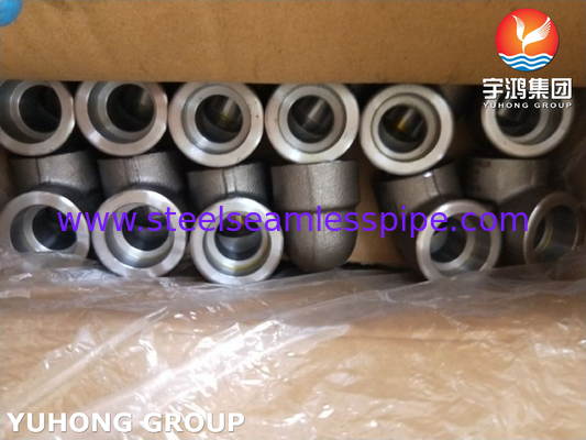ASTM A105 Acessórios de aço carbono Socket Weld 90Deg LR Elbows 3000LBS ASME B16.11