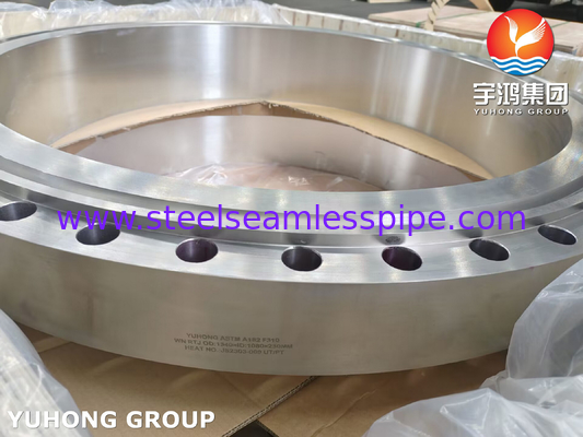 Flanca de ligação do pescoço da solda de aço inoxidável RTJ ASME B16.5 ASTM A182 F310 WNRTJ
