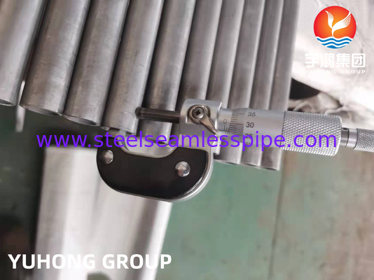 ASME SA213 TP347 TP347H Tubo de dobra em U de aço inoxidável ET/HT para trocador de calor