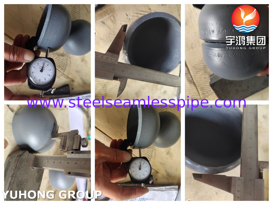 ASME B16.9 ASTM A234 WPB Acessórios para tubos de aço carbono Acessórios revestidos de preto