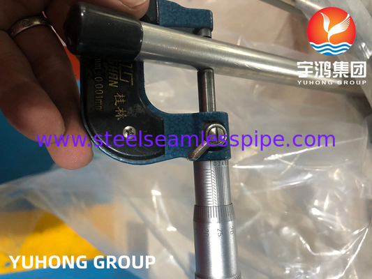 ASTM A213 TP316L Tubos de instrumentação de tubos aquecidos brilhantes de aço inoxidável