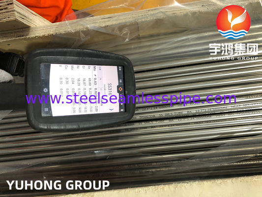 ASTM A213 TP316L Tubos de instrumentação de tubos aquecidos brilhantes de aço inoxidável
