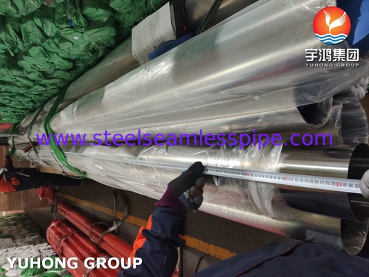 ASME SA270 ASTM A270 Tubos soldados de aço inoxidável polidos 320 240 GRIT TP304