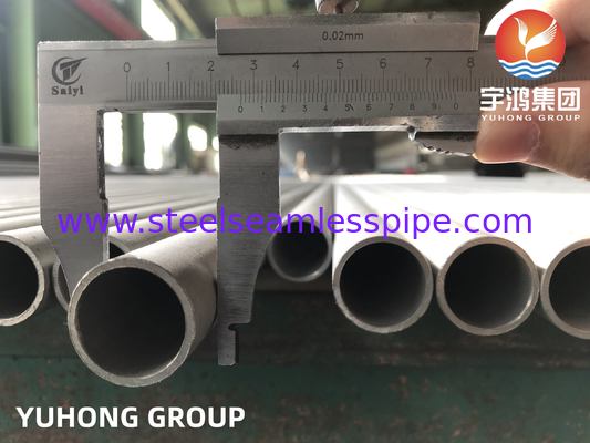 ASTM A312 Tubo sem costura de aço inoxidável TP304H TP310H TP316H TP321H TP347H
