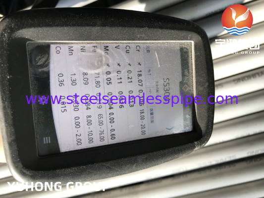 ASTM A312 Tubo sem costura de aço inoxidável TP304H TP310H TP316H TP321H TP347H