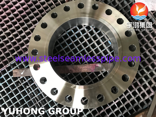 ASTM A182 F53 UNS S32750 Super duplex de aço deslizante em flanges RF para dessalinização