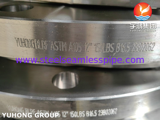 ASME B16.5 ASTM A105 / A105N Flange cego de aço carbono