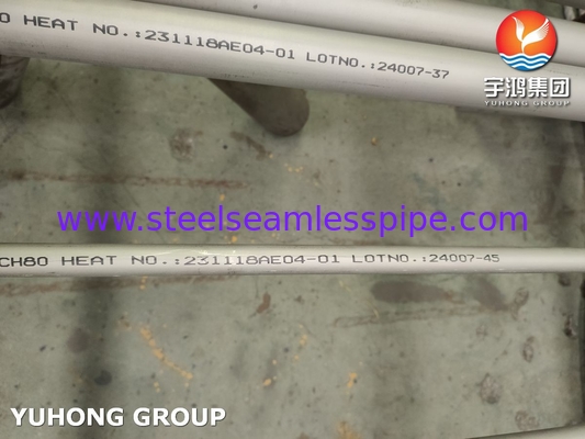 Super duplex  2507 ASTM A790 UNS S32750 Tubo sem costura de aço inoxidável