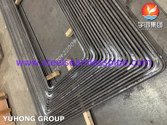 Tubo de trocador de calor sem costura de aço carbono U Bend Tube ASTM A179 A210 A1
