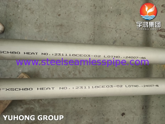 Tratamento de água ASTM A790 UNS S32750 Tubos de aço inoxidável super duplex sem costura