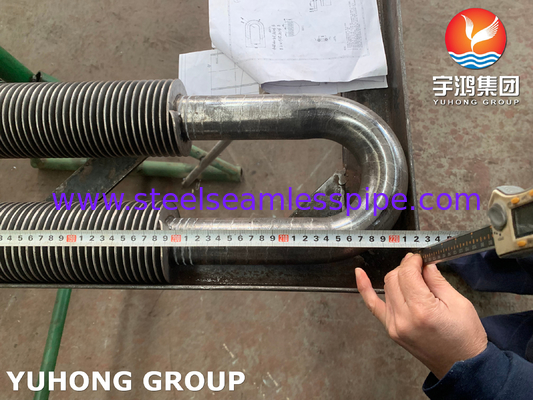 Tubos finos de aço carbono U Bend HFW ASTM A106 Gr.B Para trocador de calor
