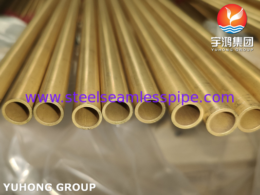 Tubo sem emenda de bronze de alumínio de ASTM B111 C68700 resistente à corrosão