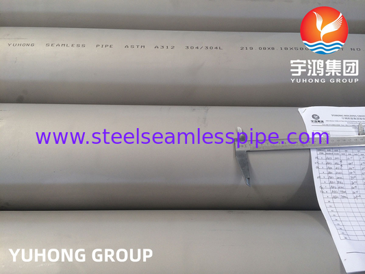 JIS G 3459 SUS304 SUS304L SUS316 SUS316L Tubo sem costura de aço inoxidável para a indústria de reciclagem de baterias de lítio