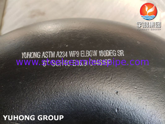 Acessórios de soldadura de algodão de aço carbono ASTM A234 WP9