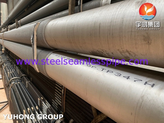 ASTM A312 HFW FIN TUBE TP347H por aplicação de aquecimento
