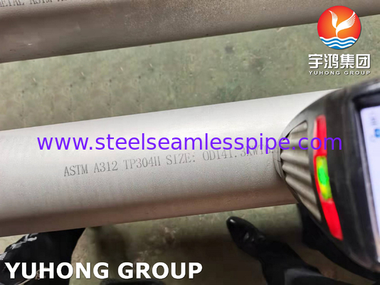 ASTM A312 TP304H / 1.4948 Tubo de aço inoxidável Tubo redondo sem costura em conserva