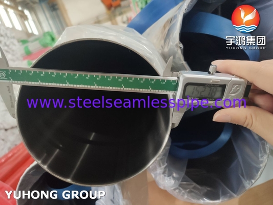 ASTM A270 Tubos sanitários de aço inoxidável SS304 de qualidade alimentar