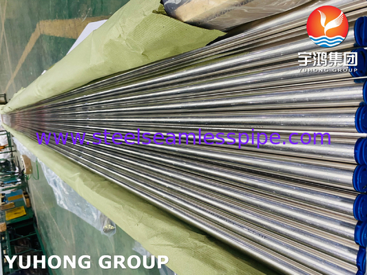 ASME SB111 C71500 Tubos de sistemas de condensação sem costura de liga de cobre-níquel