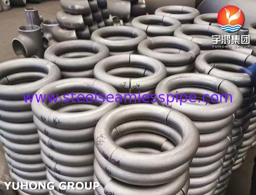 ASTM A403 WP304 Acero inoxidável 180 graus Cotovelo B16.9 Tubos de fundição