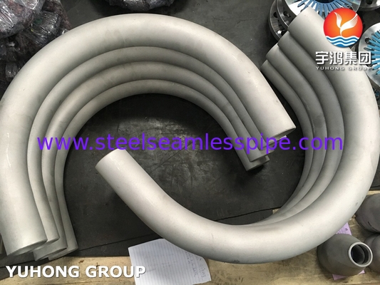 ASTM A403 WP304 Acero inoxidável 180 graus Cotovelo B16.9 Tubos de fundição