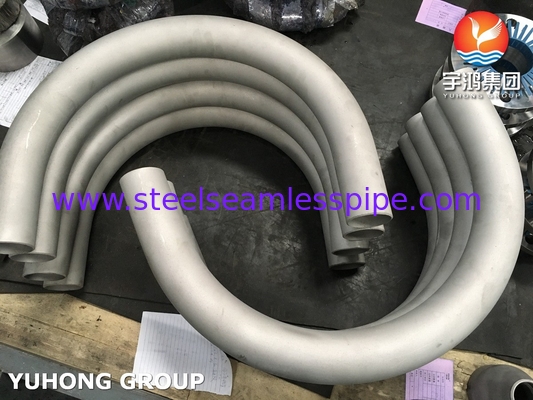 ASTM A403 WP304 Acero inoxidável 180 graus Cotovelo B16.9 Tubos de fundição