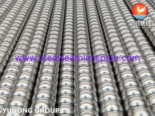 ASTM A213 TP304 Tubos corrugados de aço inoxidável Tubos de transferência de calor reforçados