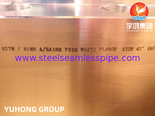 Aço inoxidável ASTM A182 F310 Weldneck Flange RTJ para petróleo e gás