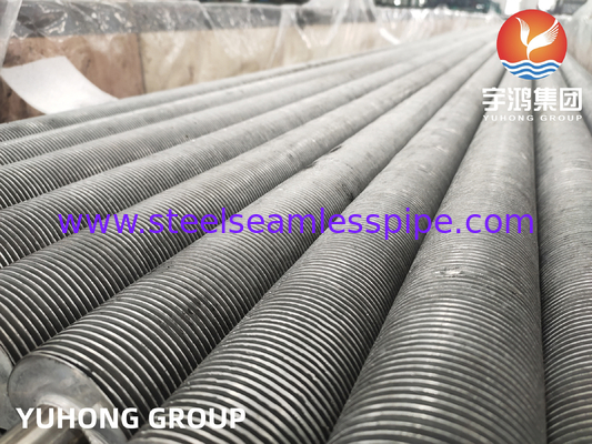 ASME SA249 TP304 AL Tubos extrudidos de tipo T com nadadeiras para trocas de calor de fornos secos