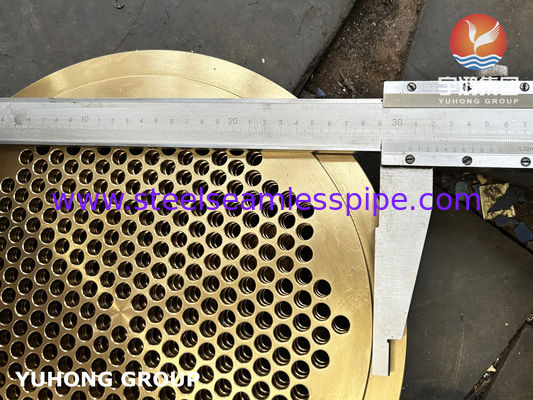 C46400 Tubo B171 Cuzn36sn1 Para trocador de calor marítimo