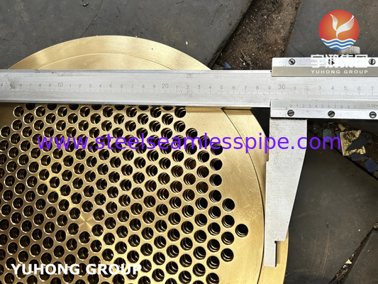C46400 Tubo B171 Cuzn36sn1 Para trocador de calor marítimo