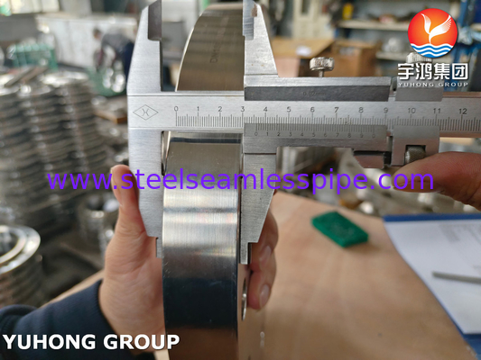 Flange de aço resistente à corrosão A182 F904L para aplicações criogénicas