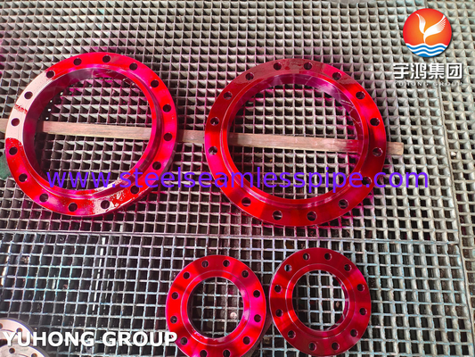 Flange de aço resistente à corrosão A182 F904L para aplicações criogénicas