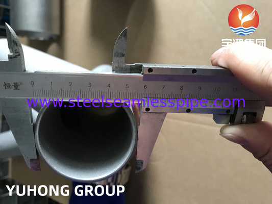 ASTM A815 UNS S31803 Conector duplex de tubos de aço 45 graus Y lateral Tee