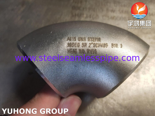 ASTM A815 WP-S UNS S32750 90° / 45° SR Acessórios BW de aço duplex com cotovelo