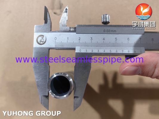 ASME B36.10 Nippel de tubo ASTM A790 UNS S31803 Nippel de aço duplex sem costura