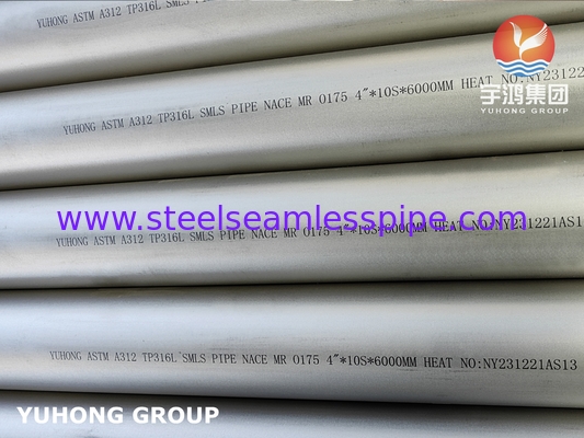ASTM A312 TP321 / S32100 TUBO SEAMLESS NACE MR0175 / ISO 15156 Aprovado
