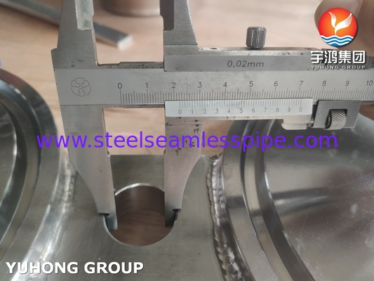 ASTM A182 F51 Duplex Steel Spectacle Blind Flange / B16.48 RTJ Figura-8