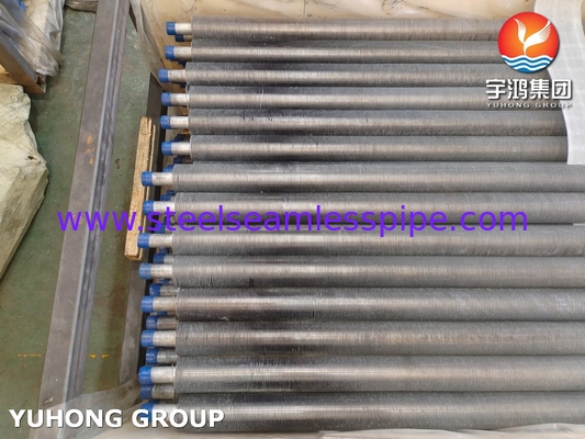 SA249 TP304 Tubos extrudidos de barbatanas de aço inoxidável para trocadores de calor de moinhos de arroz